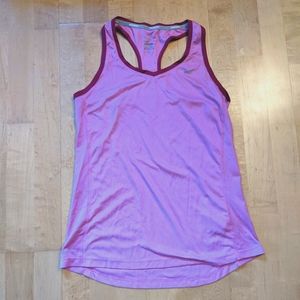 Nike DriFit Running Tank - Size Medium - Pink